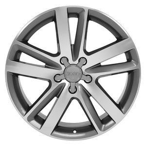 OE Wheels Replica AU20 Gunmetal Machined 20x9.0 +60 5x130mm 71.6mm