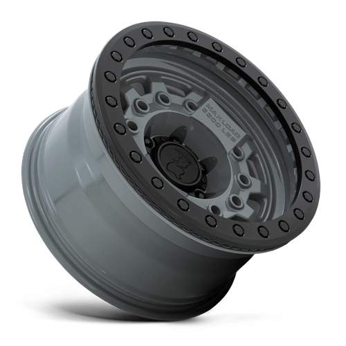 Black Rhino AVENGER BEADLOCK Battleship Gray Black Hardware 17x8.5 -30 6x139.7mm 112.1mm - Wheelwiz