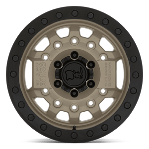 Black Rhino AVENGER BEADLOCK Desert Sand W/ Black Hardware 17x8.5 -32 5x127mm 71.5mm - WheelWiz