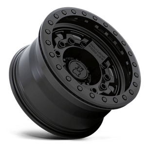 Black Rhino AVENGER BEADLOCK Matte Black W/ Black Hardware 17x8.5 -32 5x127mm 71.5mm - Wheelwiz