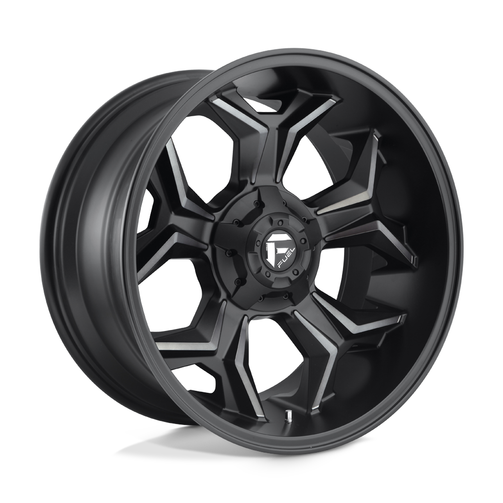 Fuel Offroad D605 AVENGER Matte Black Double Dark Tint 20x12 -44 5x139.7|5x150mm 110.1mm - WheelWiz