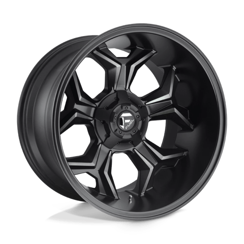 Fuel Offroad D605 AVENGER Matte Black Double Dark Tint 20x12 -44 6x135|6x139.7mm 106.1mm - Wheelwiz