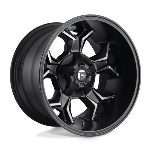 Fuel Offroad D605 AVENGER Matte Black Double Dark Tint 20x12 -44 8x165.1mm 125.1mm - WheelWiz