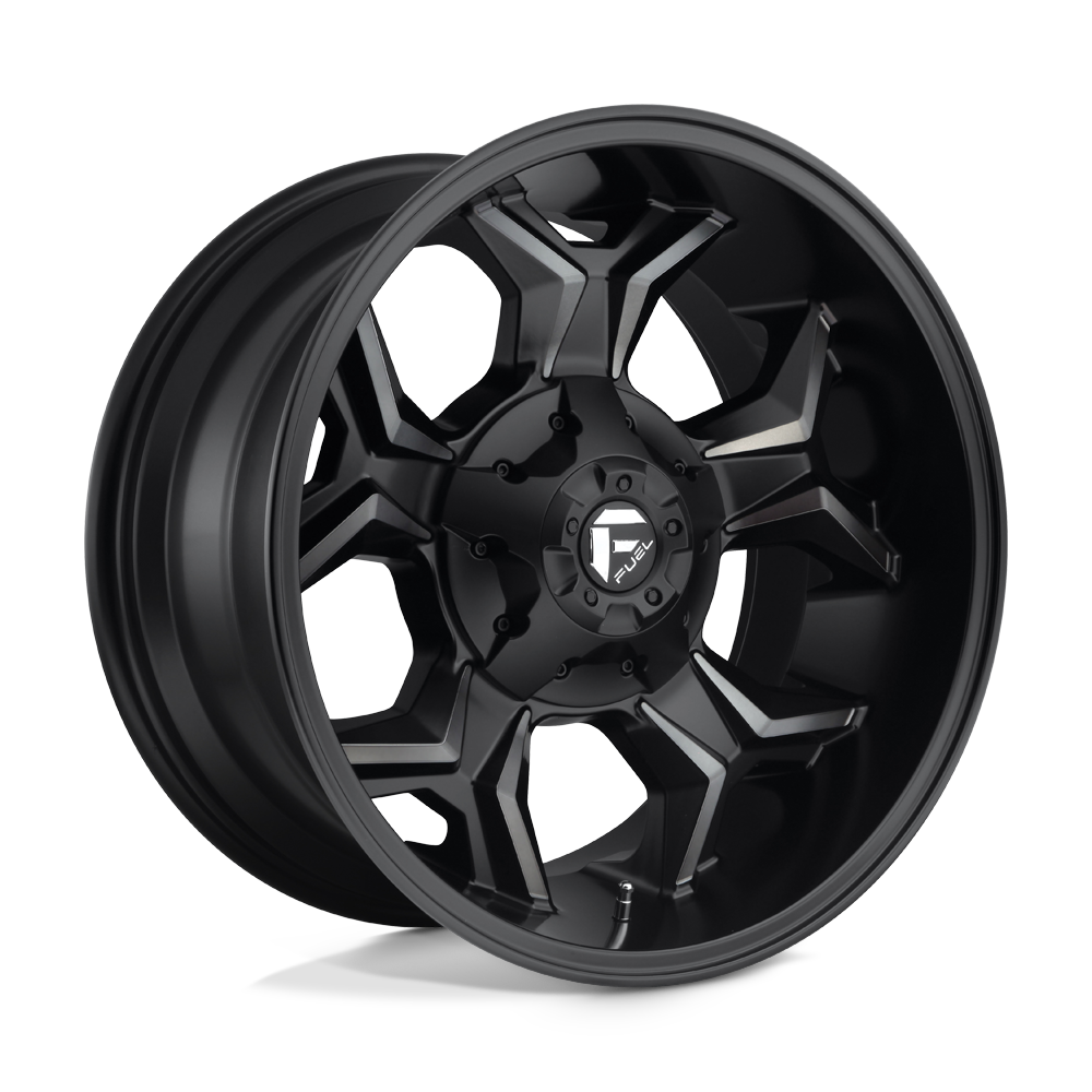 Fuel Offroad D605 AVENGER Matte Black Double Dark Tint 20x10 -18 8x165.1mm 125.1mm - WheelWiz