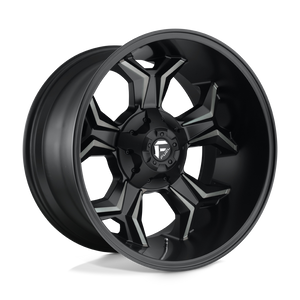 Fuel Offroad D605 AVENGER Matte Black Double Dark Tint 22x12 -44 8x165.1mm 125.1mm - WheelWiz