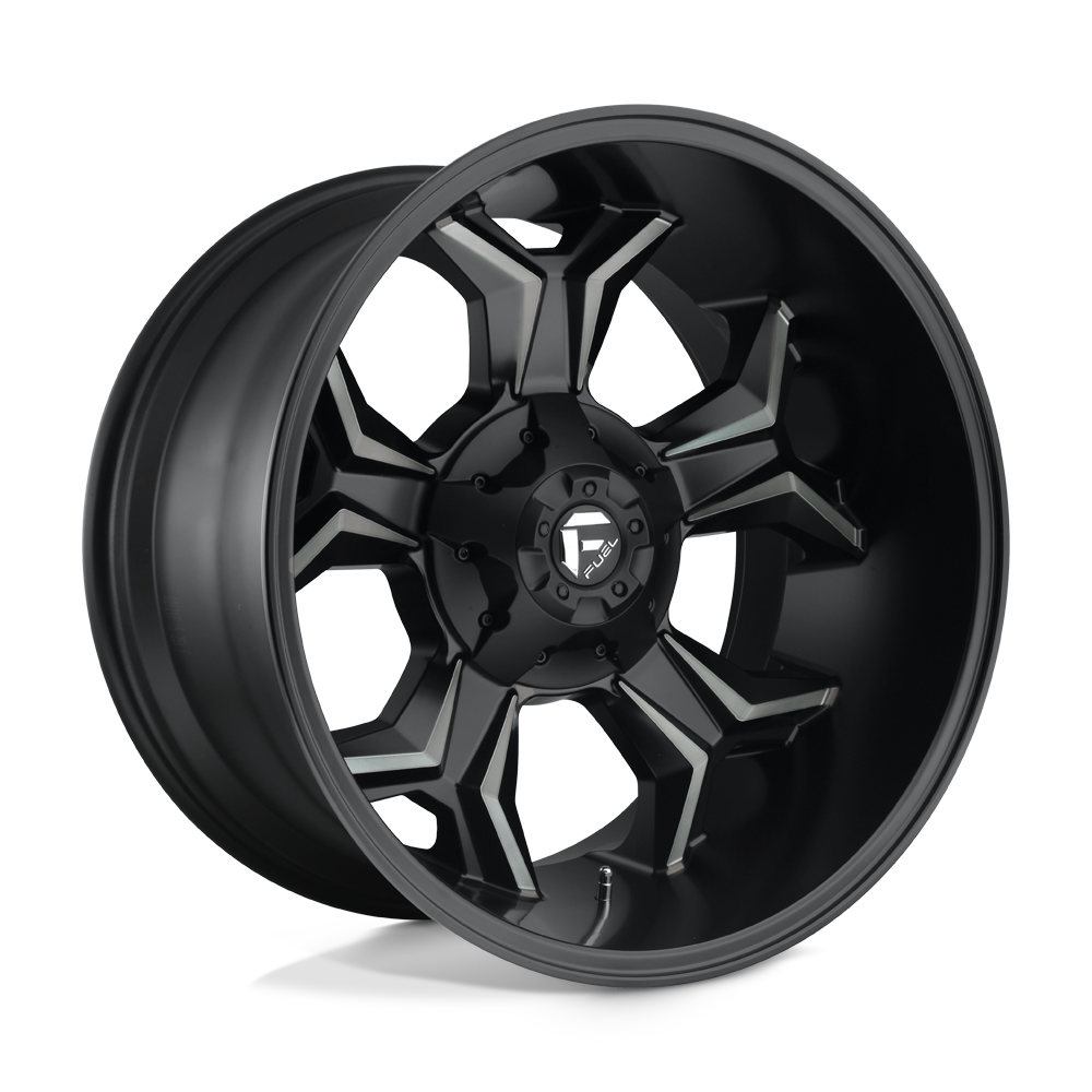 Fuel Offroad D605 AVENGER Matte Black Double Dark Tint 22x12 -44 8x170mm 125.1mm - WheelWiz