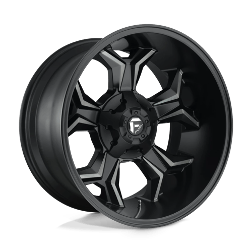 Fuel Offroad D605 AVENGER Matte Black Double Dark Tint 22x12 -44 8x170mm 125.1mm - WheelWiz