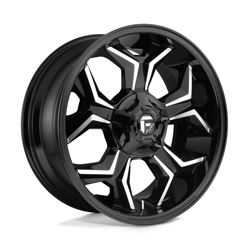 Fuel Offroad D606 AVENGER Gloss Black Milled 20x9 +20 6x135|6x139.7mm 106.1mm - WheelWiz