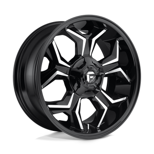 Fuel Offroad D606 AVENGER Gloss Black Milled 20x9 +20 6x135|6x139.7mm 106.1mm - WheelWiz