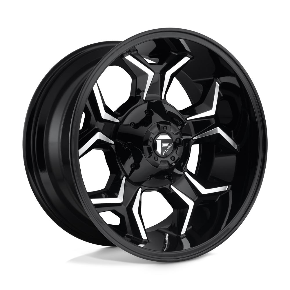 Fuel Offroad D606 AVENGER Gloss Black Milled 20x12 -44 5x114.3|5x127mm 78.1mm - WheelWiz