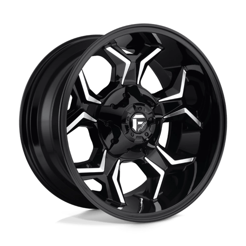 Fuel Offroad D606 AVENGER Gloss Black Milled 20x10 -18 8x165.1mm 125.1mm - Wheelwiz