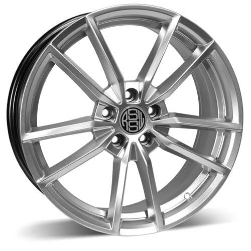 RSSW Grid Hyper Silver 17x7.5 +40 5x112mm 57.1mm