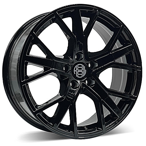 RSSW Quattro Gloss Black 19x8.5 +35 5x112mm 66.6mm