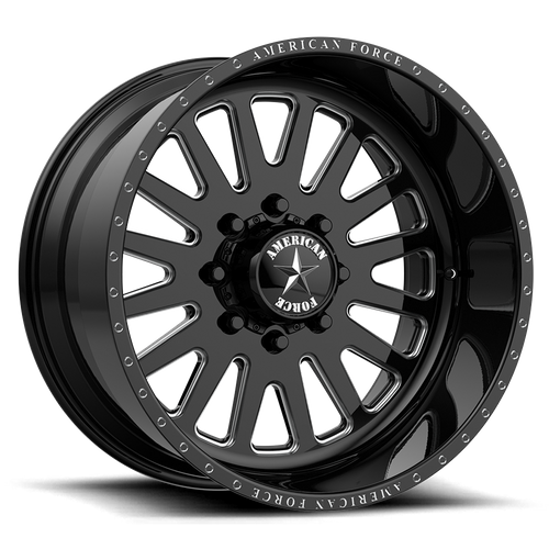 American Force AFW ATOM SS Black 20x9 0 8x180mm 124.2mm - Wheelwiz
