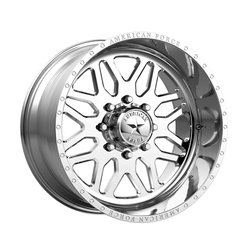 American Force AFW TRAX SS Polished 24x14 -73 8x170mm 125.1mm - Wheelwiz