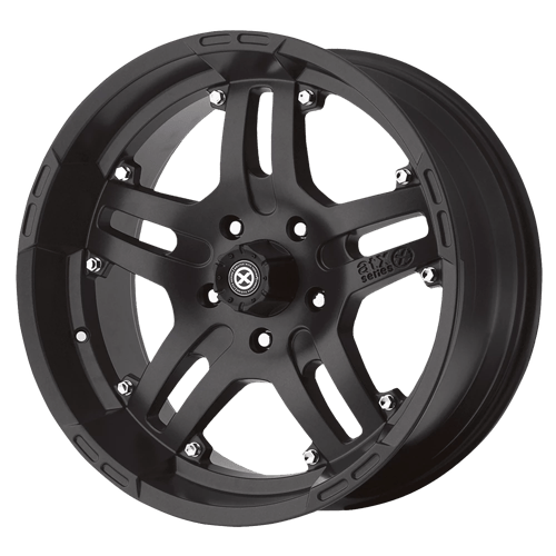 ATX Series AX181 ARTILLERY Textured Black 20x9 -12 5x127mm 78.1mm - Wheelwiz