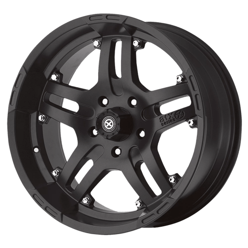 ATX Series AX181 ARTILLERY Textured Black 16x9 -12 6x139.7mm 108mm - Wheelwiz