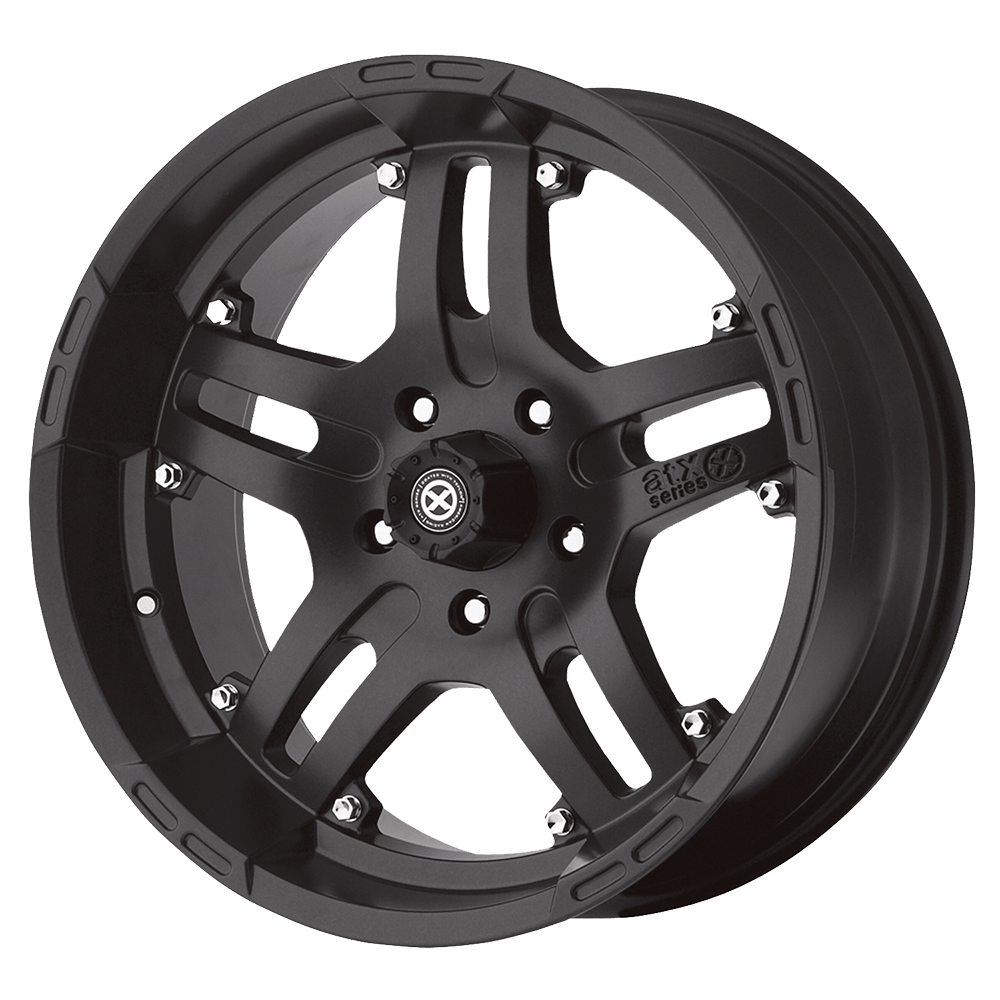 ATX Series AX181 ARTILLERY Cast Iron Black 18x8 +35 6x135mm 87.1mm - WheelWiz