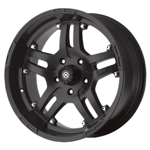 ATX Series AX181 ARTILLERY Cast Iron Black 18x8 +35 6x135mm 87.1mm - WheelWiz