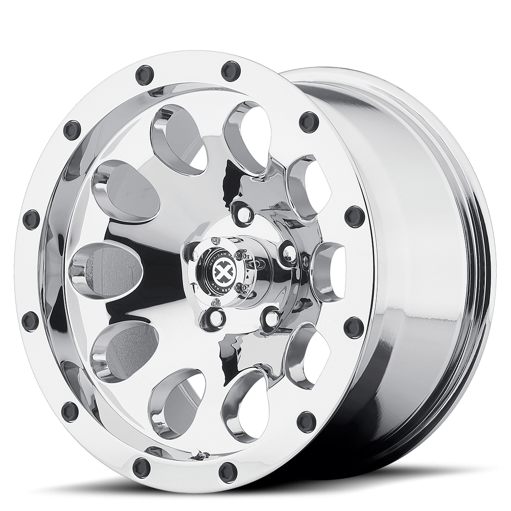 ATX Series AX186 SLOT Chrome 18x9 -24 6x139.7mm 108mm - WheelWiz