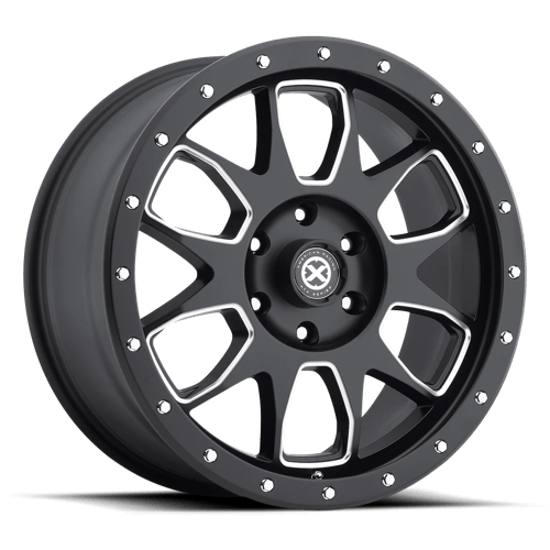 ATX Series AX196 Satin Black W/ Milled Accents 20x9 +45 6x139.7mm 93.1mm - Wheelwiz