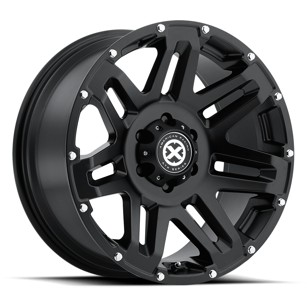 ATX Series AX200 YUKON Cast Iron Black 20x9 00 6x135mm 87.1mm - WheelWiz
