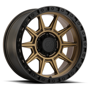 ATX Series AX202 Matte Bronze With Black Lip 18x9 00 6x114.3mm 72.6mm - WheelWiz