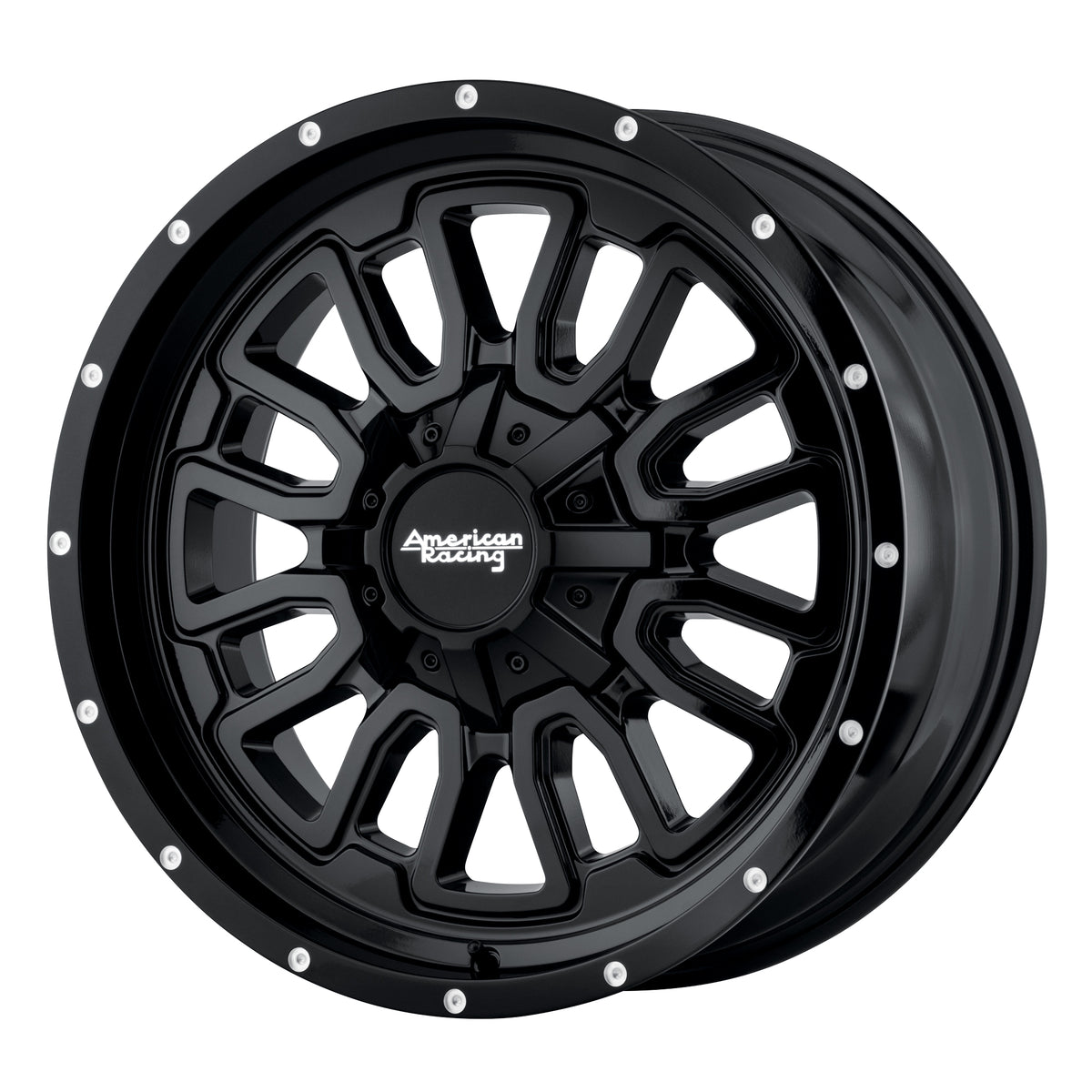 ATX Series AX203 Gloss Black 17x8 +20 6x135|6x139.7mm 106.1mm - Wheelwiz
