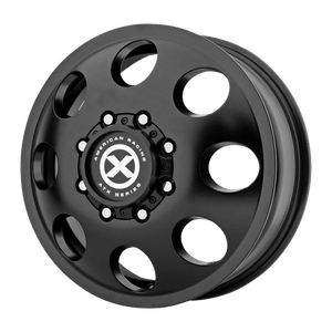 ATX Series AX204 BAJA DUALLY Satin Black - Front 17x6.5 +111 8x200mm 142mm - WheelWiz