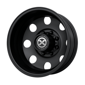 ATX Series AX204 BAJA DUALLY Satin Black - Rear 17x6.5 -140 8x200mm 142mm - WheelWiz