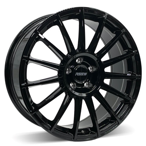 RSSW Alpha Gloss Black 16x6.5 +40 5x114.3mm 67.1mm