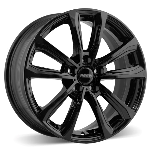 RSSW Carbon Gloss Black 17x7.5 +40 5x110mm 65.1mm - Wheelwiz