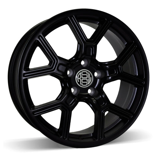 RSSW Faith Matte Black 17x7 +40 5x110mm 65.1mm