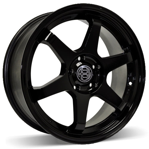 RSSW Rival Gloss Black 18x7.5 +38 5x114.3mm 73.1mm