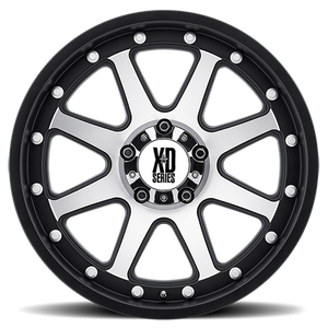 XD Series XD798 ADDICT Matte Black Machined 20x9 +18 5x139.7mm 108mm - Wheelwiz