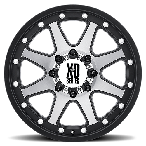 XD Series XD798 ADDICT Matte Black Machined 18x9 +18 8x170mm 125.1mm - Wheelwiz