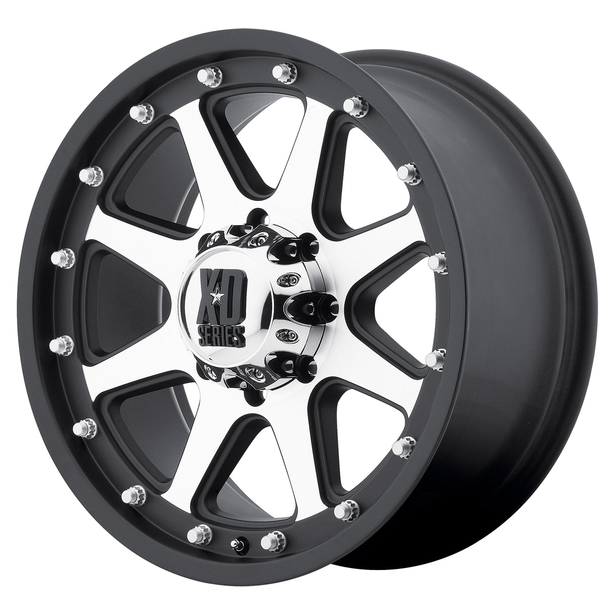 XD Series XD798 ADDICT Matte Black Machined 18x9 +18 8x170mm 125.1mm - Wheelwiz
