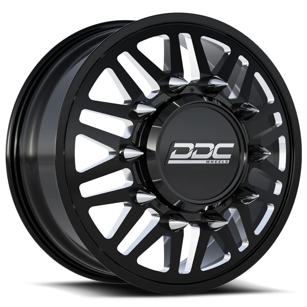 DDC Aftermath Black W/ Milled 20x8.25  8x210mm 154.2mm