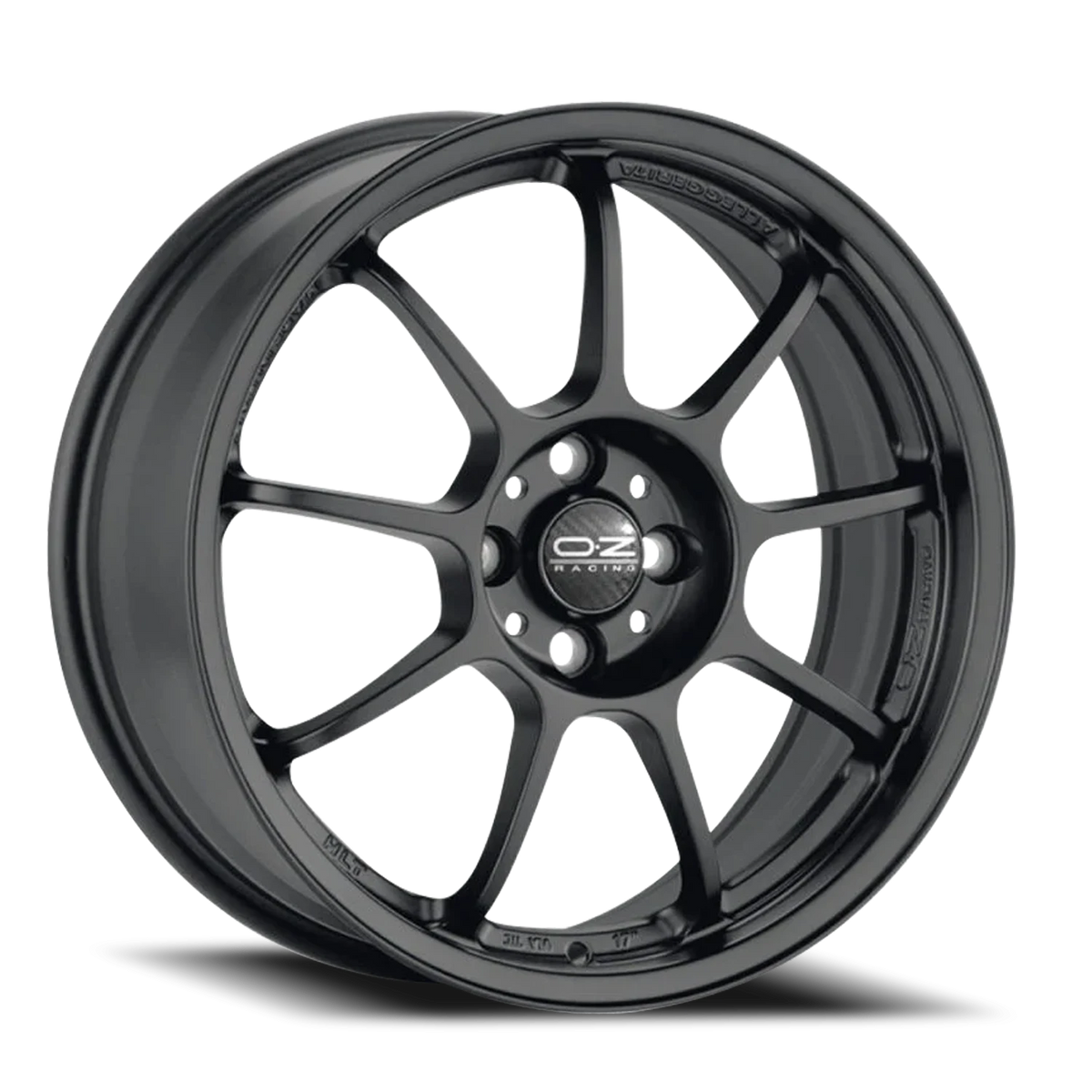 OZ Racing Alleggerita HLT Gloss Black 17x8 +48 5x100mm 68mm - Wheelwiz