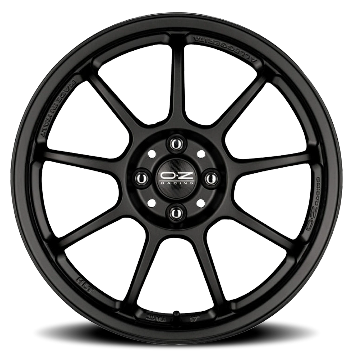 OZ Racing Alleggerita HLT Matte Black 18x11 +75 5x120.65mm 70.1mm - Wheelwiz