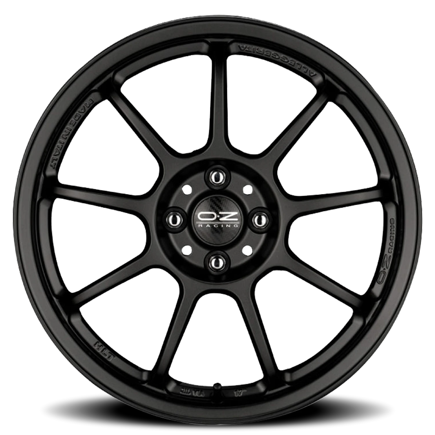 OZ Racing Alleggerita HLT Matte Black 18x12 +57 5x120.65mm 70.1mm - Wheelwiz