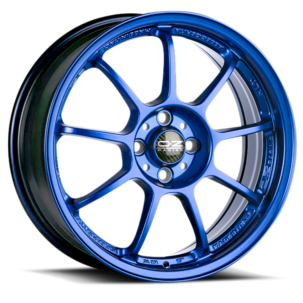 OZ Racing Alleggerita HLT Matte Blue 18x8.5 +30 5x114.3mm 75mm