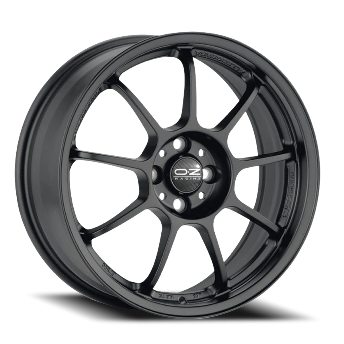 OZ Racing Alleggerita HLT Matte Graphite Silver 18x8 +57 5x130mm 71.56mm - Wheelwiz