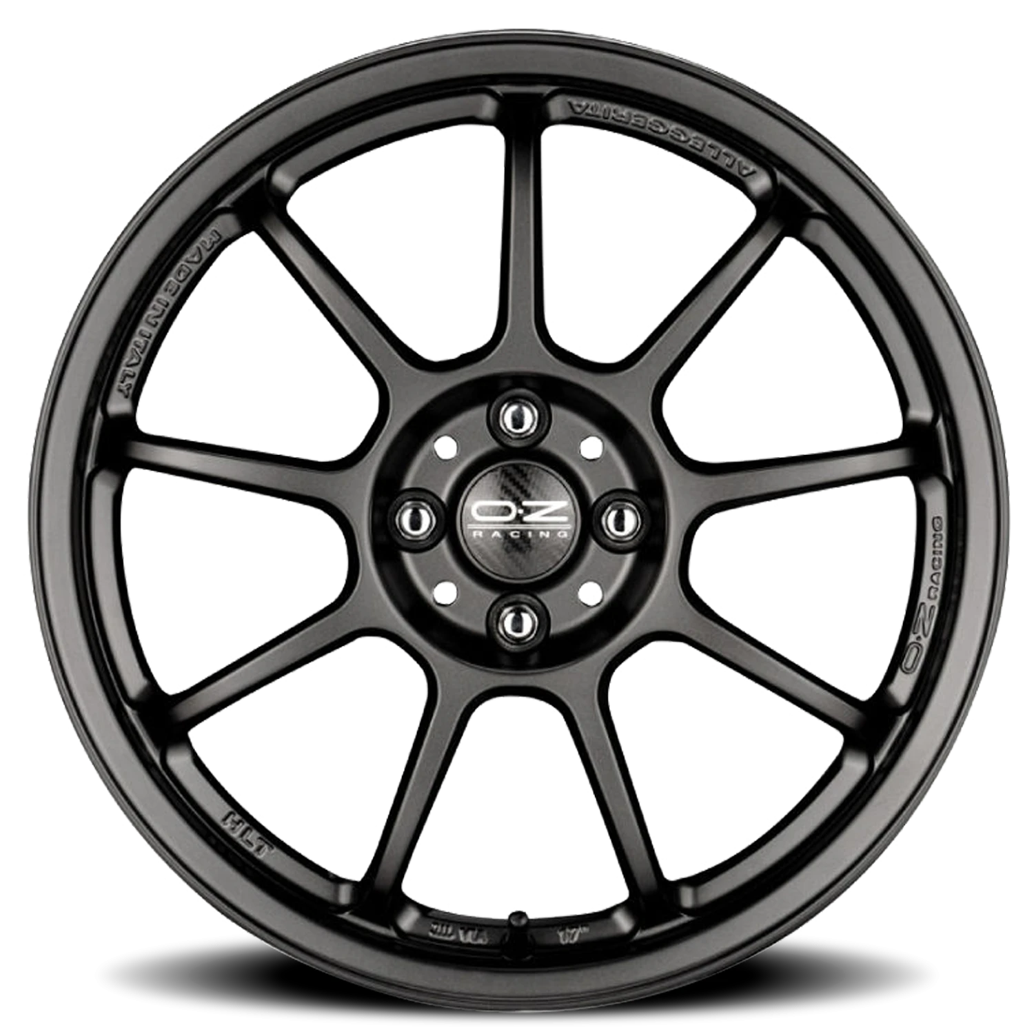 OZ Racing Alleggerita HLT Matte Graphite Silver 18x10 +40 5x130mm 71.56mm - Wheelwiz