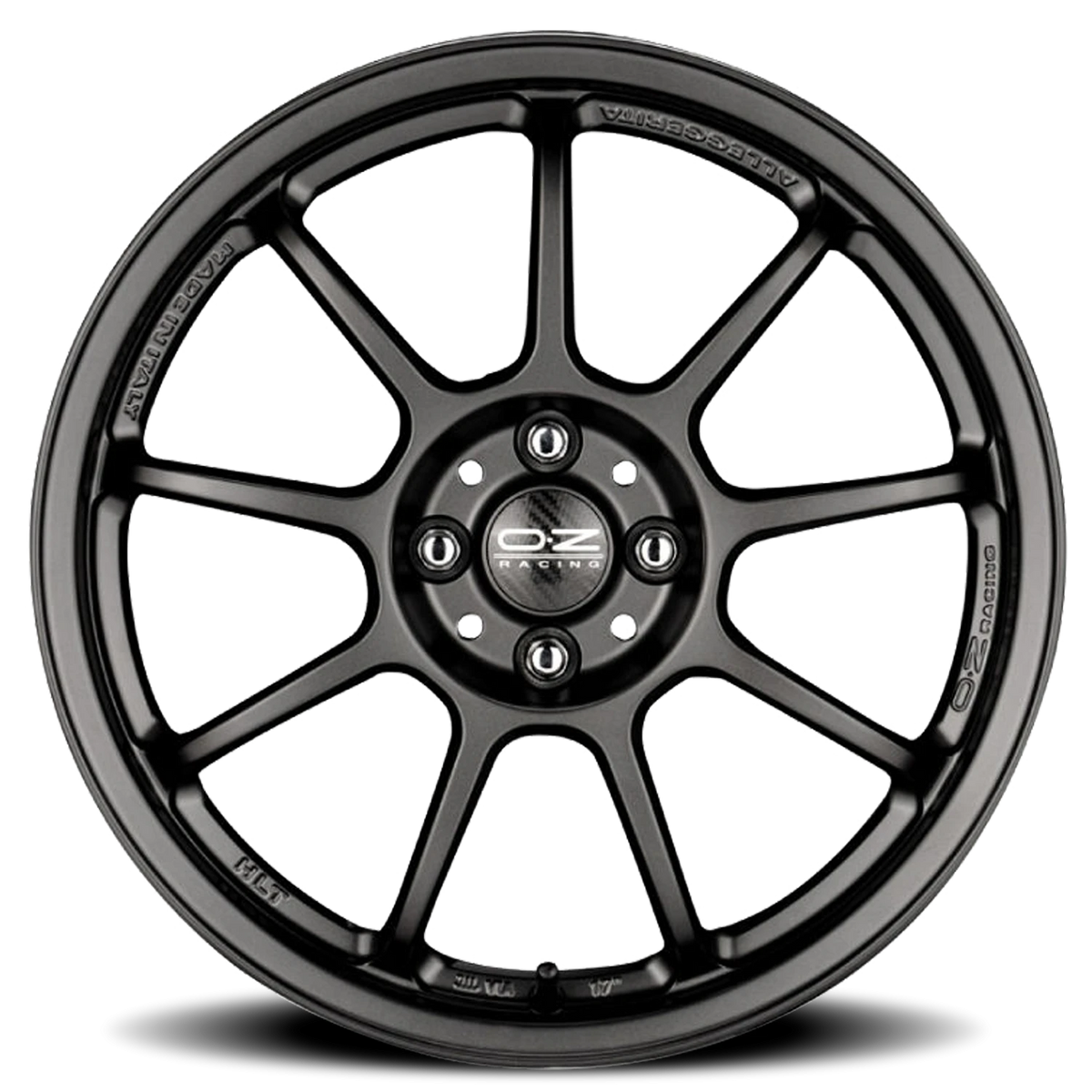 OZ Racing Alleggerita HLT Matte Graphite Silver 18x10 +40 5x120.65mm 70.1mm - Wheelwiz