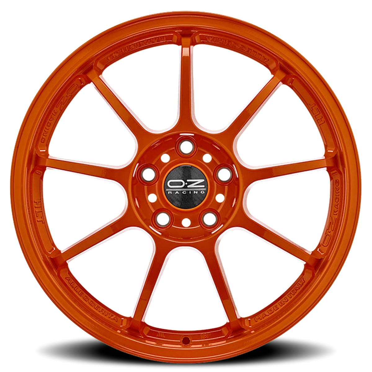 OZ Racing Alleggerita HLT Orange 17x8 +55 5x108mm 75mm