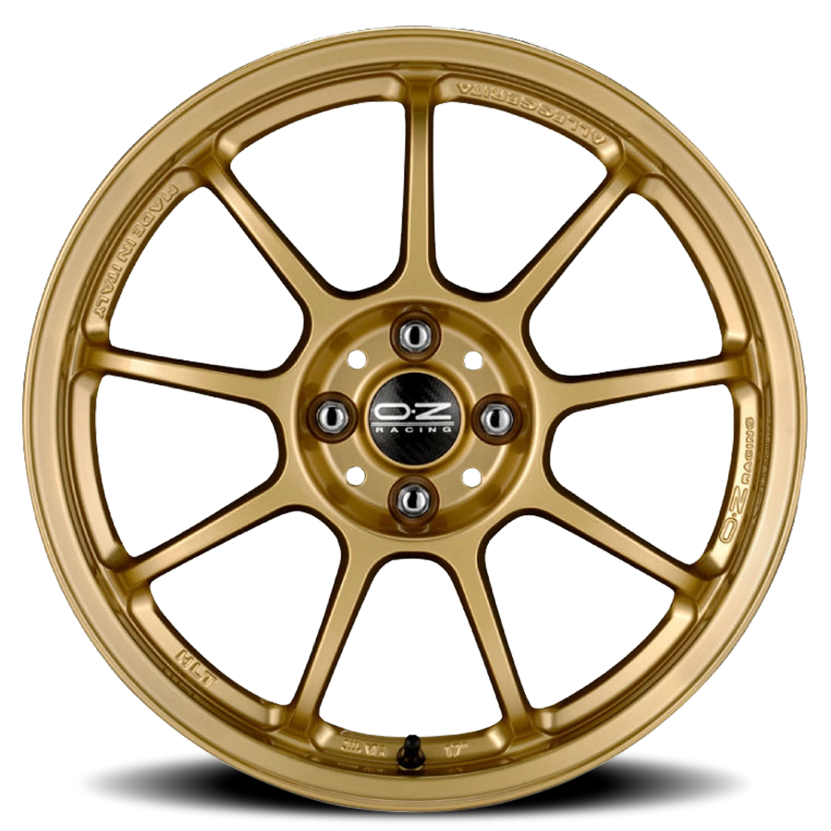 OZ Racing Alleggerita HLT Race Gold 17x7 +44 4x100mm 68mm - Wheelwiz