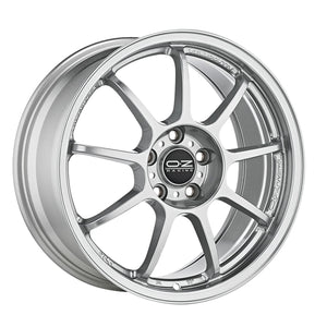 OZ Racing Alleggerita HLT Gloss Star Silver 17x8 +48 5x112mm 75mm