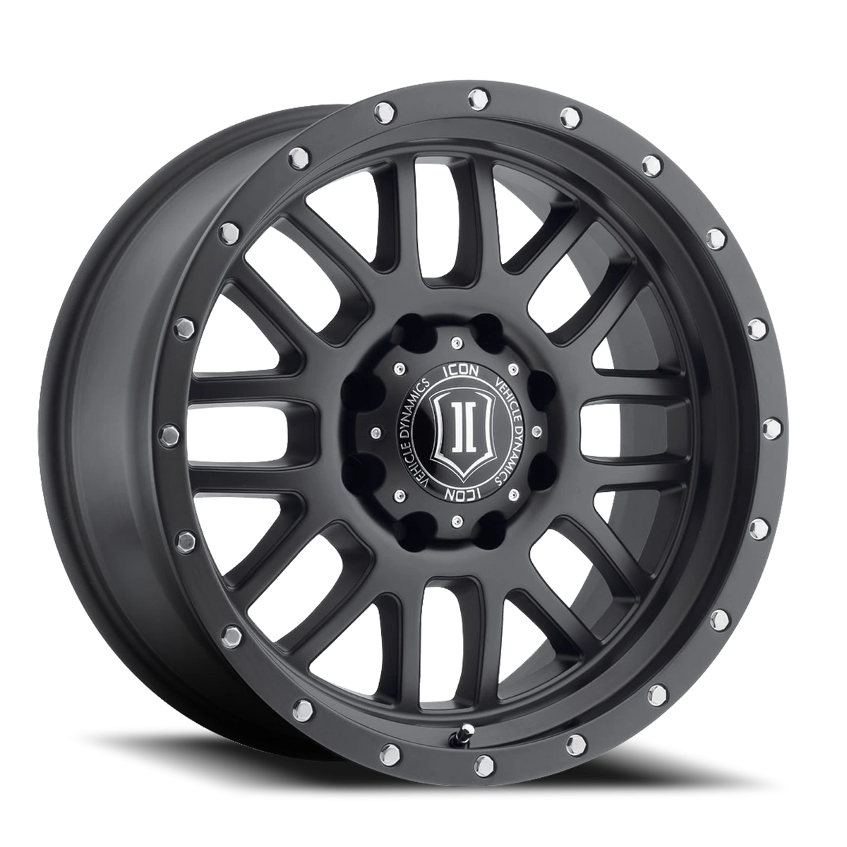 Icon Alloys Alpha Satin Black 20x9 +12 8x180mm 125.2mm