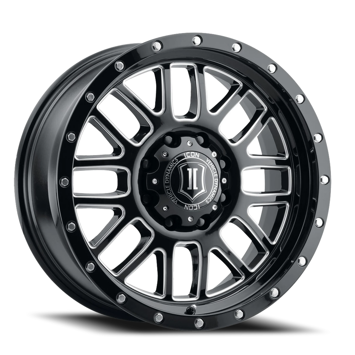 Icon Alloys Alpha Satin Black W/ Milled Windows 20x9 0 8x170mm 125.2mm